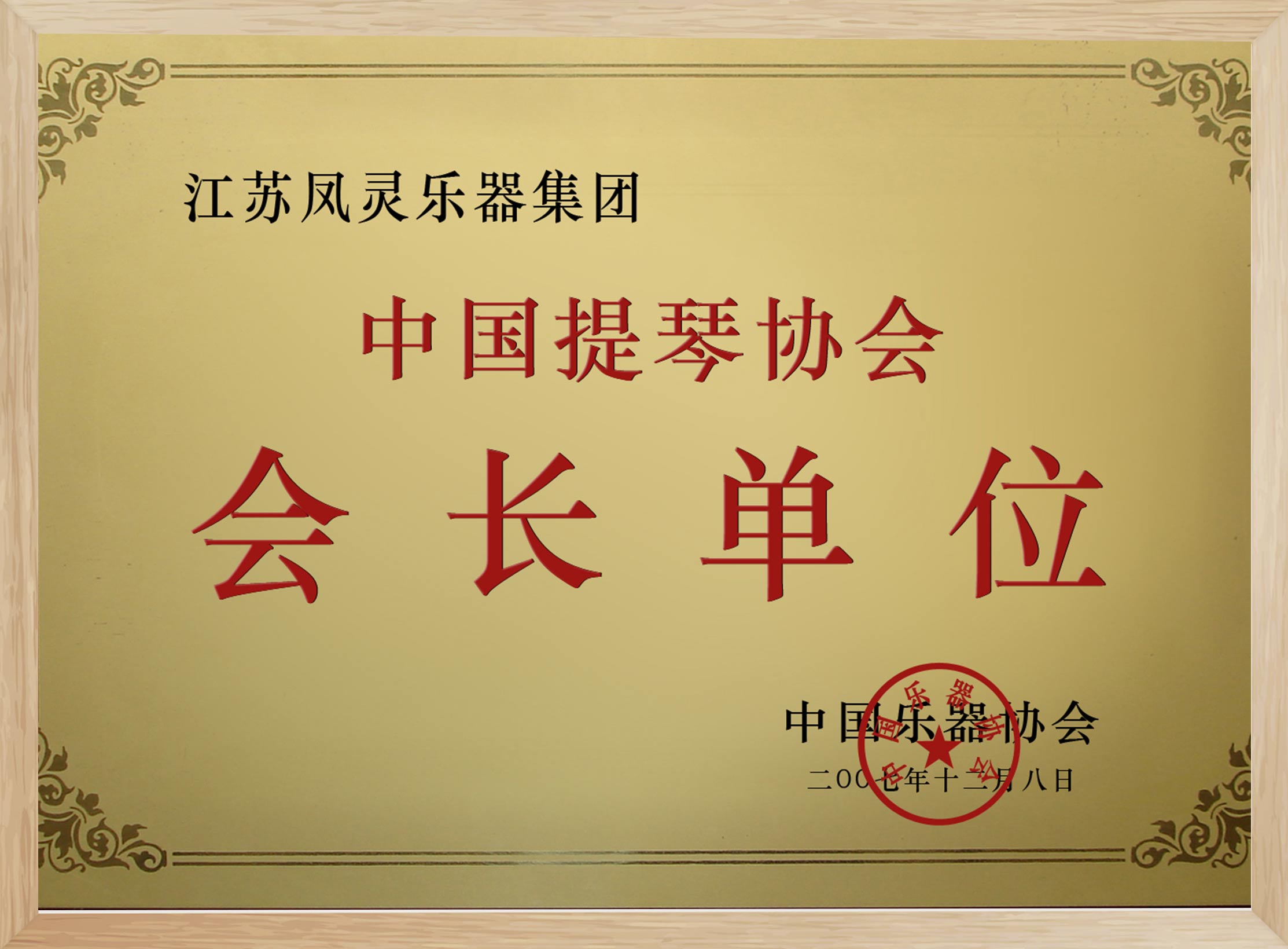 中國提琴協會會長單位