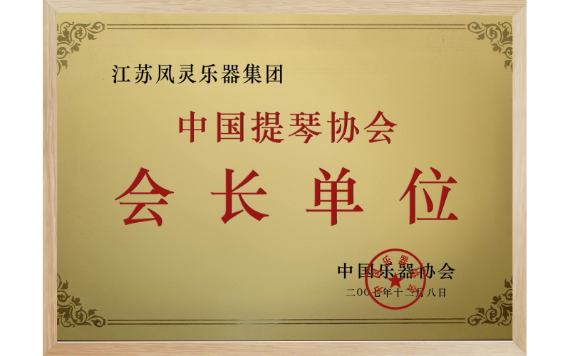 中國提琴協會會長單位